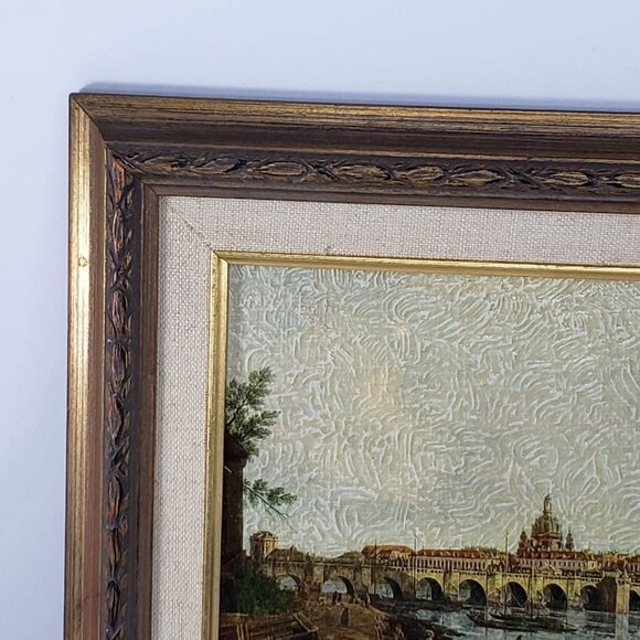 Rudolf Lesch Fine Arts Giovanni Antonio Canal Canaletto Dresden Views Print Fram - Picture 4 of 8